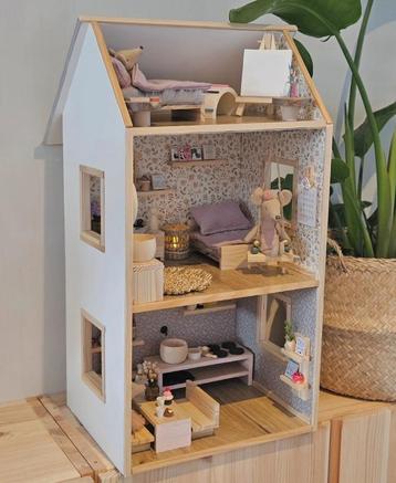 Nieuw poppenhuis inclusief accessoires en meubels