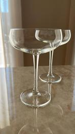 TE HUUR Diverse glazen voor (21)diner, bruiloft & evenement, Glas of Glazen, Ophalen of Verzenden, Effen, Glas