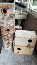 Nestkasten en broedblokken, Dieren en Toebehoren, Vogels | Toebehoren, Ophalen, Gebruikt, Kooi-accessoires