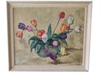 Frits ter Braake 1897 - 1977 tulpen olieverf schilderij, Antiek en Kunst, Ophalen of Verzenden