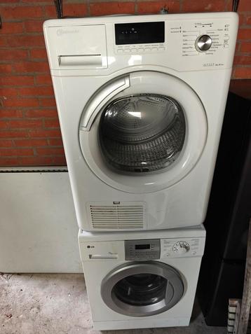 Wasmachine & Droger Set - LG & Bauknecht beschikbaar voor biedingen