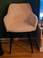 Eetkamerstoel, Huis en Inrichting, Stoelen, Ophalen, Twee, Wit, Zo goed als nieuw