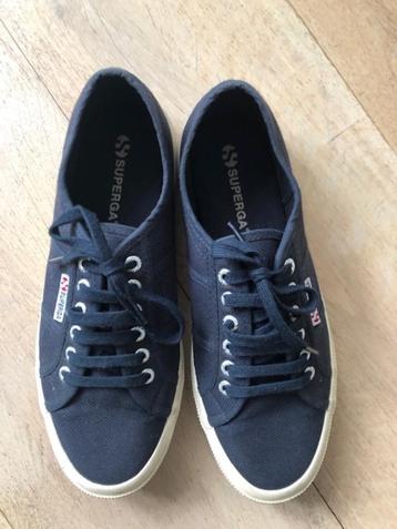 z.g.a.n. blauwe superga sneaker model 2750 maat 41. 