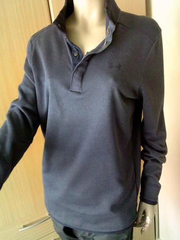 UNDER ARMOUR GOLF blauwe sweater met drukkers M beschikbaar voor biedingen