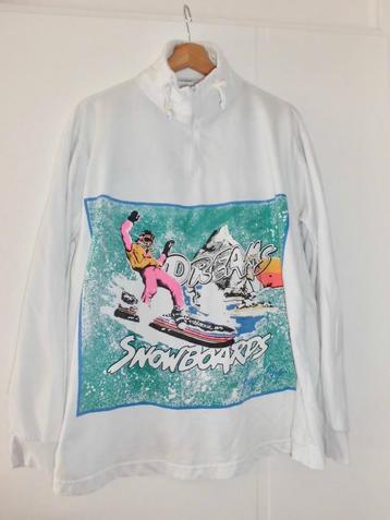 Fong Leng sweater vintage jaren 80 maat M snowboard beschikbaar voor biedingen