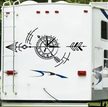 Sticker voor camper/caravan beschikbaar voor biedingen