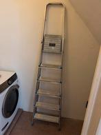 Aluminium huishoudtrap Gamma 125cm, Doe-het-zelf en Verbouw, Ladders en Trappen, Ophalen, Gebruikt, Minder dan 2 meter