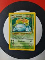 Venusaur Holo Rare Base Set 1999, Ophalen of Verzenden, Zo goed als nieuw, Losse kaart, Foil