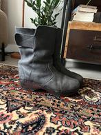 Clumpy laarzen maat 41 blauw/grijs leer, Ophalen of Verzenden, Zo goed als nieuw, Blauw, Hoge laarzen