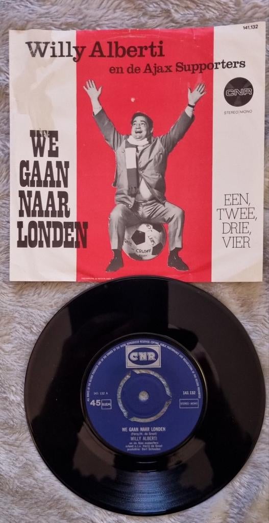 Willy Alberti - We Gaan Naar Londen Single, Gebruikt, 7 inch, Single, Ophalen of Verzenden