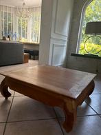 Opium Salontafel Teak Vierkant, Huis en Inrichting, Tafels | Salontafels, Ophalen, Gebruikt, 100 tot 150 cm, 50 tot 100 cm
