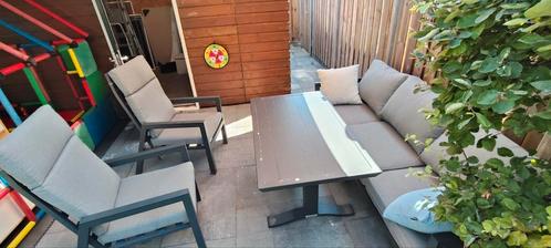 Lifestyle ruime loungeset, Tuin en Terras, Tuinsets en Loungesets, Zo goed als nieuw, Loungeset, Aluminium, 6 zitplaatsen, Bank