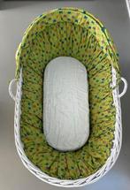 Rieten wiegje met vlinder bekleding, Ophalen, Gebruikt, Wieg
