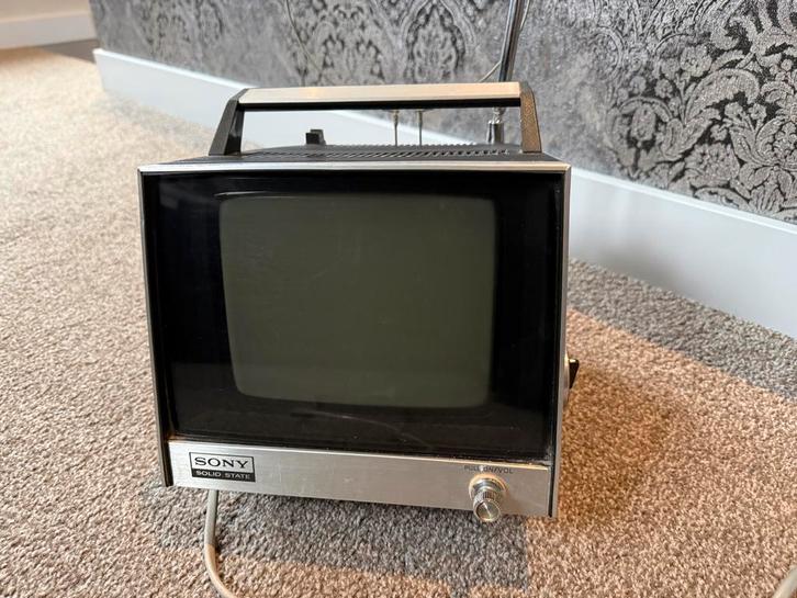 Vintage Sony Zwart/Wit TV - Jaren 70, Audio, Tv en Foto, Vintage Televisies, Gebruikt, Minder dan 40 cm, Sony, Ophalen