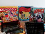 3 Kinderspellen: Monopoly Junior, Geronimo Stilton..., Een of twee spelers, Ophalen of Verzenden, Gebruikt, Diverse