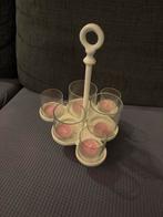 Riviera Maison Kaarsenplateau, Overige materialen, Wit, Ophalen of Verzenden, Zo goed als nieuw