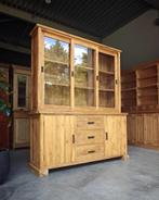 Stoere buffetkast | Gerecycled teak Vitrinekast  #2023, Ophalen of Verzenden