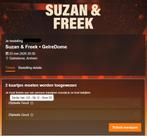 Suzan & Freek - za 23 mei 2026 - 2x Zitplaats Goud, Tickets en Kaartjes, Twee personen, Mei