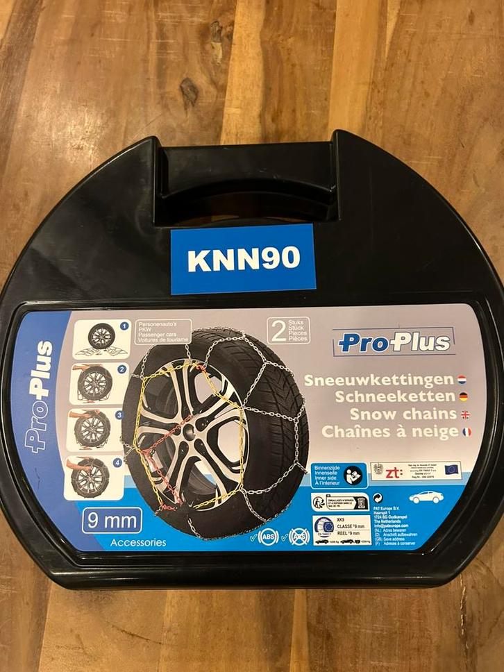 Sneeuwkettingen pro plus 9 mm, Auto diversen, Sneeuwkettingen, Nieuw, Ophalen