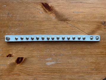 Nieuwe punk witte armband met studs H&M faux leer beschikbaar voor biedingen