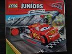Lego Juniors Cars 3 Bliksem McQueen 10730, Ophalen of Verzenden, Zo goed als nieuw, Complete set, Lego