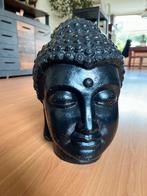 Boeddha hoofd zwart 30 cm, Huis en Inrichting, Woonaccessoires | Boeddhabeelden, Gebruikt, Ophalen of Verzenden