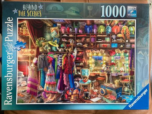 Ravensburger 1000🧩 Achter de schermen-Aimee Stewart, Hobby en Vrije tijd, Denksport en Puzzels, Zo goed als nieuw, Legpuzzel