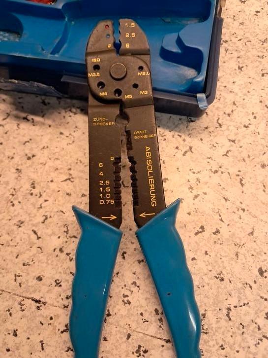 Kabelschoen krimptang., Doe-het-zelf en Verbouw, Gereedschap | Handgereedschap, Zo goed als nieuw, Ophalen of Verzenden