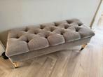 Klein bankje beige, Ophalen, Tweepersoons, 75 tot 100 cm, Zo goed als nieuw