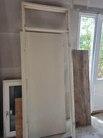 Opdekdeur  83x 201,5 cm met stalen kozijn, Doe-het-zelf en Verbouw, Deuren en Horren, Ophalen, Gebruikt, 80 tot 100 cm, Binnendeur