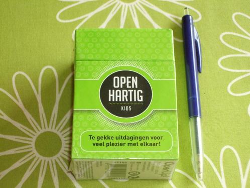 Nieuw in seal: Openhartig - Kids, Hobby en Vrije tijd, Gezelschapsspellen | Overige, Zo goed als nieuw, Een of twee spelers, Drie of vier spelers