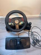 F1 Stuur + Pedalen PC - Trust Formula Race Master, Gebruikt, 1 speler, Racen en Vliegen, Ophalen of Verzenden