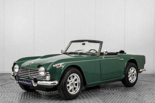 Triumph TR 4 (bj 1966), Auto's, Triumph, Bedrijf, Te koop, TR4, Lederen bekleding, Lichtmetalen velgen, Open dak, Benzine, Cabriolet