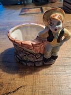 Bloempotje., Rond, Ophalen of Verzenden, Aardewerk, Minder dan 40 cm