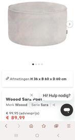 Z.G.A.N poef / voetenbankje, Huis en Inrichting, Banken | Voetenbanken en Poefen, Ophalen, Zo goed als nieuw, 50 tot 75 cm, 50 tot 75 cm