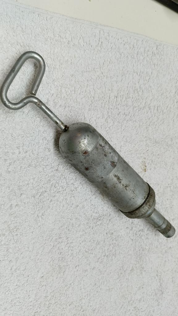 Vintage Alemite vetspuit – Hydraulic Gun 6587 USA, Auto diversen, Autogereedschap, Gebruikt, Ophalen of Verzenden