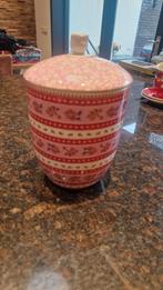 Pip Studio Voorraadpot Ribbon Rose, Porselein of Keramiek, Schaal, Rond, Ophalen of Verzenden