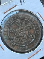 Nederlands-Indie 2,5 cent 1858, Postzegels en Munten, Munten | Nederland, Ophalen of Verzenden, Koning Willem III, 1 cent, Losse munt