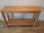 Sidetable en bijzettafeltje te koop, Huis en Inrichting, Tafels | Sidetables, Ophalen, Gebruikt, Eikenhout, 25 tot 50 cm