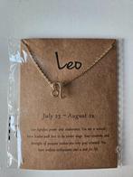 Gouden ketting met sterrenbeeld Leeuw, Met hanger, Nieuw, Ophalen of Verzenden, Goud