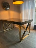 Spiegel eettafel, Huis en Inrichting, Tafels | Eettafels, Ophalen, 50 tot 100 cm, Zo goed als nieuw, 150 tot 200 cm