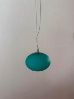 Zero Prandina Hanglampen Set/2, Groen Opaal Glas, Huis en Inrichting, Verzenden, Modern, Minder dan 50 cm, Glas