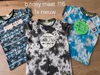 B.nosy maat 116 shirt oa nieuw pakket 3x print zomer, B.Nosy, Ophalen of Verzenden, Zo goed als nieuw, Shirt of Longsleeve