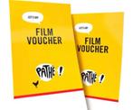 Bioscoop / Film Vouchers 2 stuks te koop, Tickets en Kaartjes, Drie personen of meer, Vrijkaartje alle films