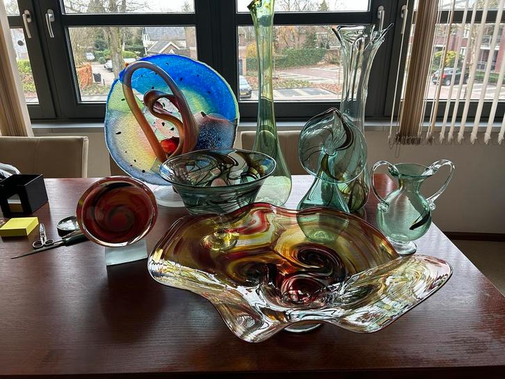 Collectie van diverse glazen objecten, Antiek en Kunst, Antiek | Glas en Kristal, Ophalen