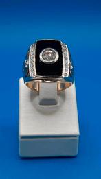 gouden heren ring 18kt, Sieraden, Tassen en Uiterlijk, Ringen, Heer, Www.bredajuwelier.nl, Nieuw, Ophalen of Verzenden