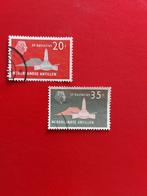 Nvph 281 +284   St. Eustatius ( N-A)    gestempeld, Postzegels en Munten, Ophalen of Verzenden