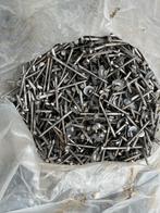 Golfplaat schroeven - RVS, 50 tot 100 mm, Gebruikt, Schroeven, Ophalen of Verzenden