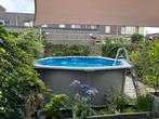 TE KOOP Bestway metalen zwembad Ø300 x 120 cm, Tuin en Terras, Zwembaden, Rond, 300 cm of meer, Zo goed als nieuw, Opzetzwembad