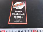 sticker logo TTH truck techniek hedel, Ophalen, Zo goed als nieuw